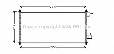 AVA QUALITY COOLING fd5361 -  Конденсатор, кондиционер